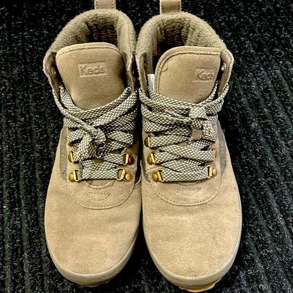 Keds Shoes - Keds Women's Scout II Suede/Quilted Nylon Bungee Cord/Olive Boots size 7